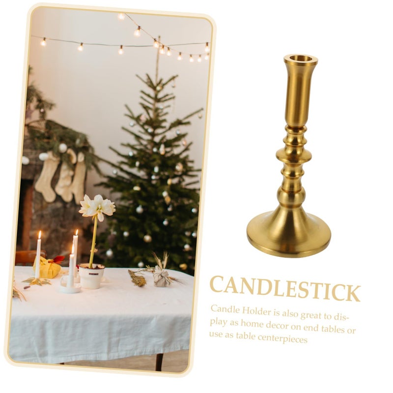 Vintage Metal Candlestick Holder For Wedding Centerpiece Romantic Dinner Table Decor - Image 3