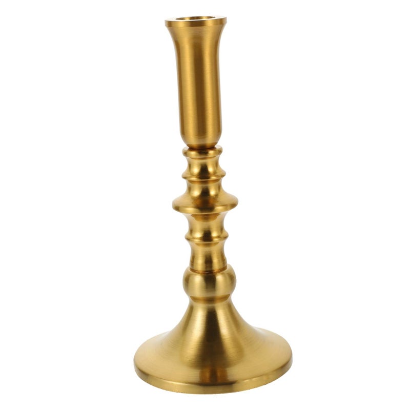 Vintage Metal Candlestick Holder For Wedding Centerpiece Romantic Dinner Table Decor - Image 1