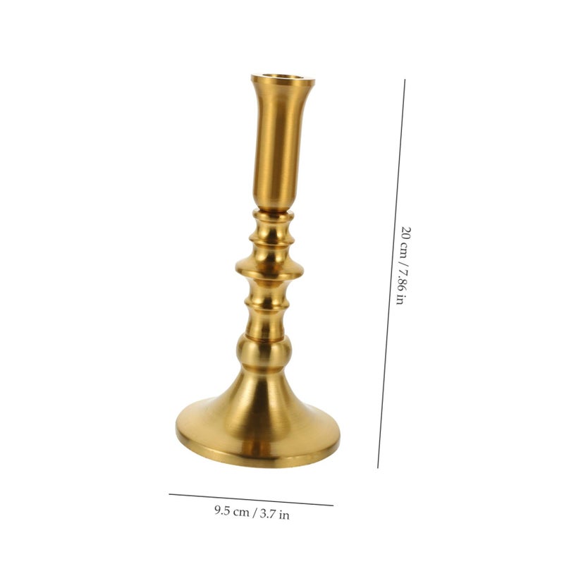 Vintage Metal Candlestick Holder For Wedding Centerpiece Romantic Dinner Table Decor - Image 4