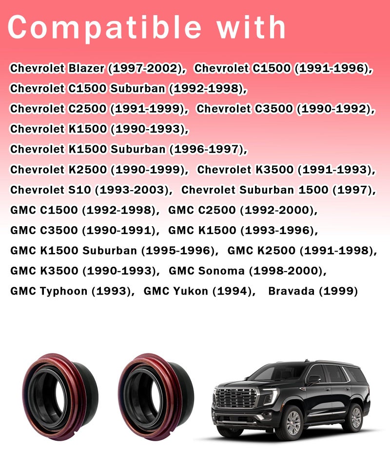 GIBACAD 2Pcs Transfer Case Rear Output Shaft Seal Fits For 1990-2023 Chevrolet,GMC, Replace 15661460 - Image 4