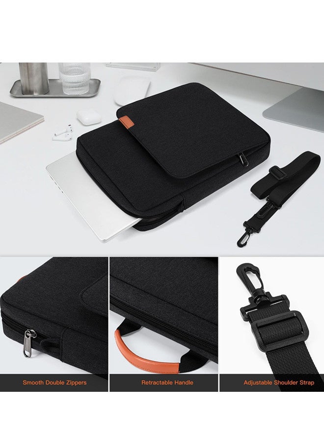 12.9 بوصة لوح الأكياس كيس مع حزام الكتف، مقبض حقيبة الحمل، حقائب الكمبيوتر المحمول 13 بوصة آي باد برو إم 4 & إير إم 2/M3 2025, آي باد برو 12.9, ماك بوك سطح الهواء كمبيوتر محمول - Image 3