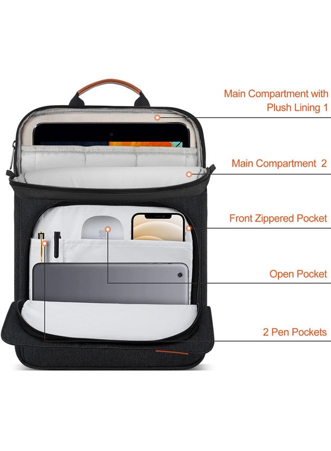 12.9 بوصة لوح الأكياس كيس مع حزام الكتف، مقبض حقيبة الحمل، حقائب الكمبيوتر المحمول 13 بوصة آي باد برو إم 4 & إير إم 2/M3 2025, آي باد برو 12.9, ماك بوك سطح الهواء كمبيوتر محمول - Image 2