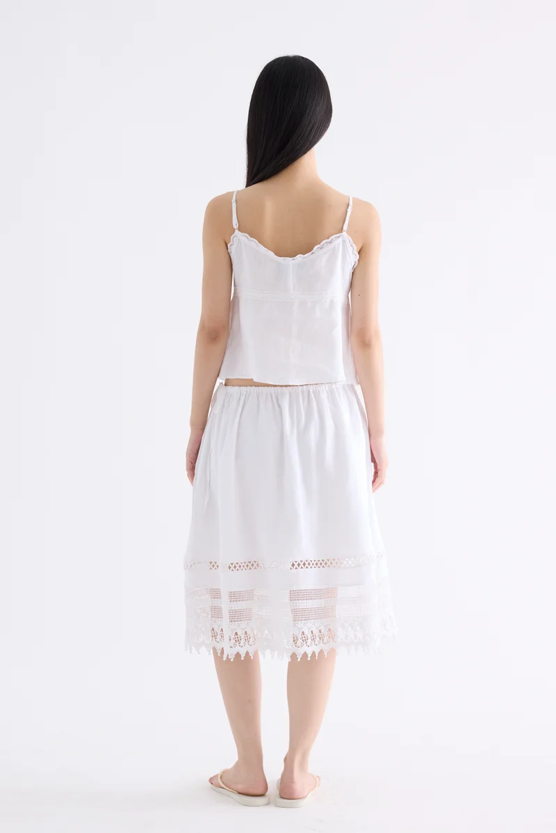 ذا اديتورز ماركت Mia Pleated Split-Front Top