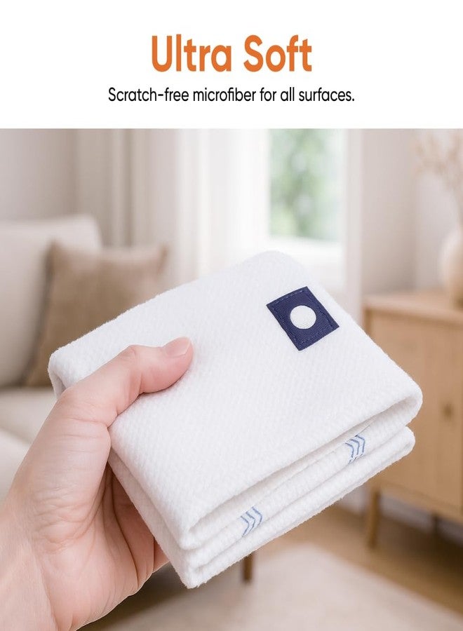 Superio White Squeegee Cloth with Hole for Cuban Style Mop, Israeli Spunja Cleaning Mop Towels- Kitchen Bathroom Tiles, Stone, Parquet Wood Floor Wash - Image 3