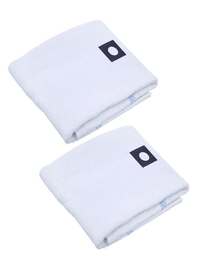 Superio White Squeegee Cloth with Hole for Cuban Style Mop, Israeli Spunja Cleaning Mop Towels- Kitchen Bathroom Tiles, Stone, Parquet Wood Floor Wash - Image 1