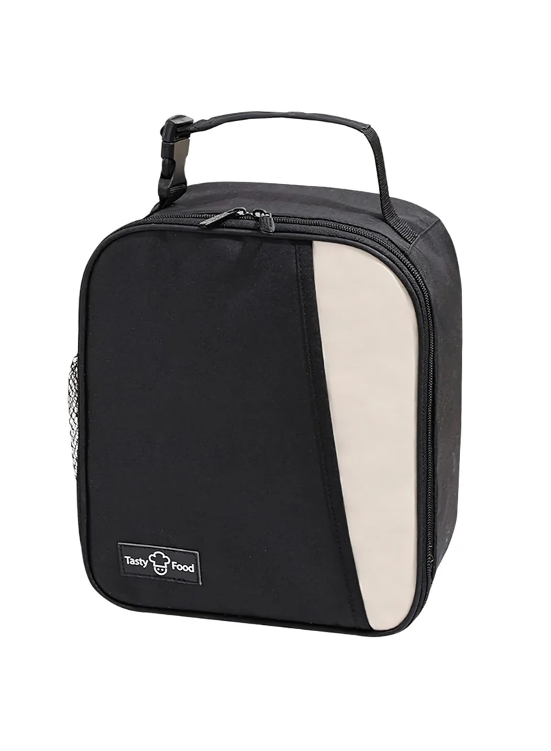 flâneur Insulated Lunch Bag with Handle and Side Pocket - Big Capacity, Stylish and Durable, Ideal for School Lunches, Travel, and Everyday Use, Portable and Thermal for All Needs