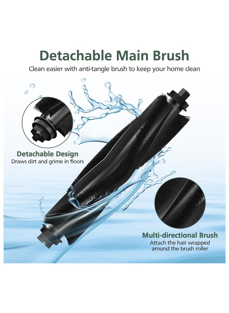 Neox 11 Pack Replacement Accessories kit Compatible with eufy L60/ L60 SES/ L50/ L50 SES Robot Vacuum Replacement Parts (1 Pack Roller Brush+4 Pack Filter & Sponge+6 Pack Side Brush+1 Cleaning Kit) - Image 4