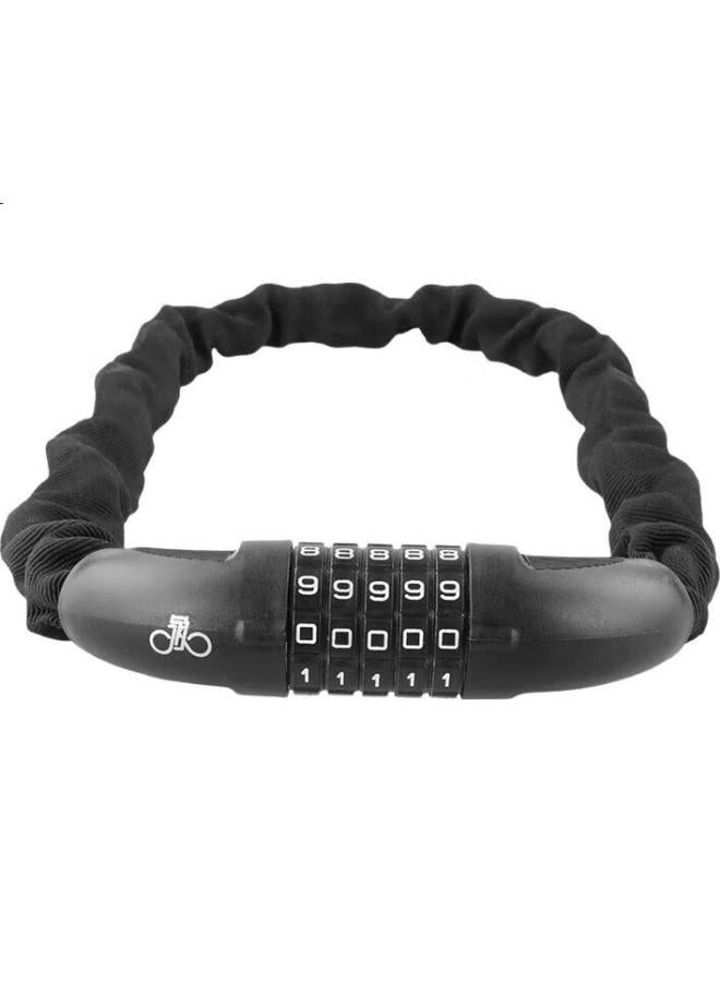 Forever Yongjiu Bicycle Lock, Helmet Lock, Chain Lock For Mountain Bikes And Road Bikes, Universal Anti-Theft Lock, Chain Lock, Chain Lock With Combination Lock - Image 2