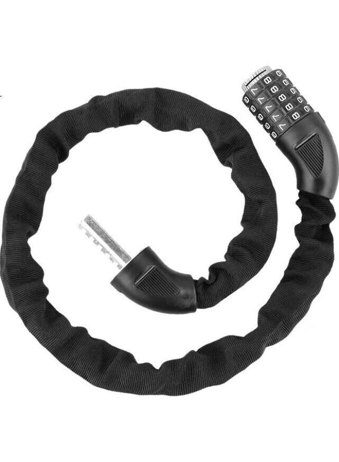 Forever Yongjiu Bicycle Lock, Helmet Lock, Chain Lock For Mountain Bikes And Road Bikes, Universal Anti-Theft Lock, Chain Lock, Chain Lock With Combination Lock - Image 1