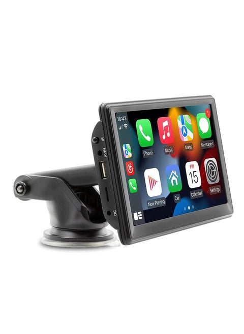 7 inch touch screen car screen supports CarPlay and Android Auto; easy to install without having to disassemble the car interior.