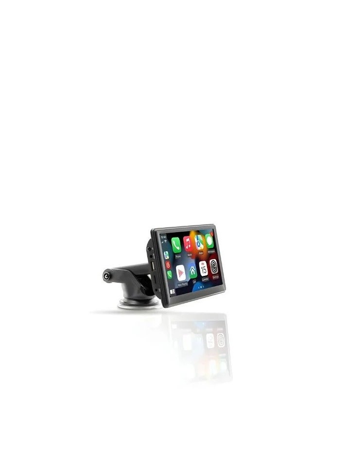 7 inch touch screen car screen supports CarPlay and Android Auto; easy to install without having to disassemble the car interior.