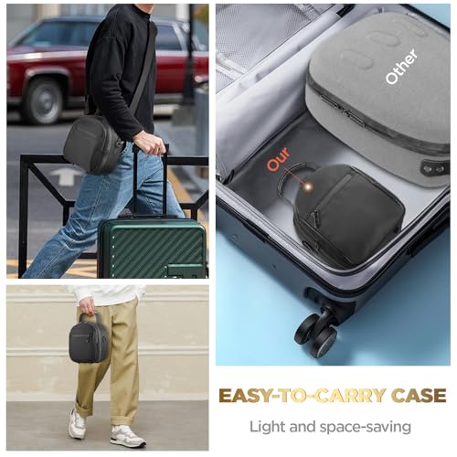 FOREGOER Carrying Case Compatible with Meta Quest 3S/Quest 2/ Apple Vision Pro Original Elite Strap, for Oculus Quest 3/2/Vision Pro Accessories (Black) - Image 3