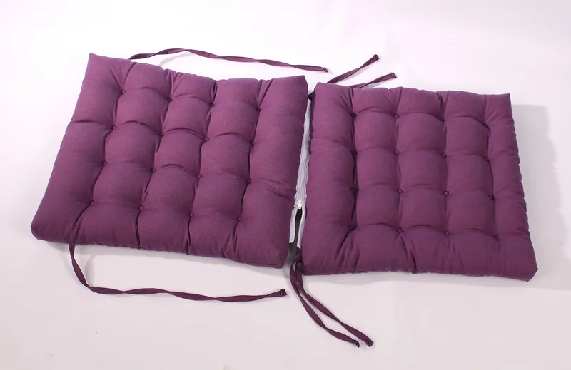 Altın Pamuk Altınpamuk Lux Fluffy Rattan Lotus Chair Cushion 43 x 93 cm. Purple