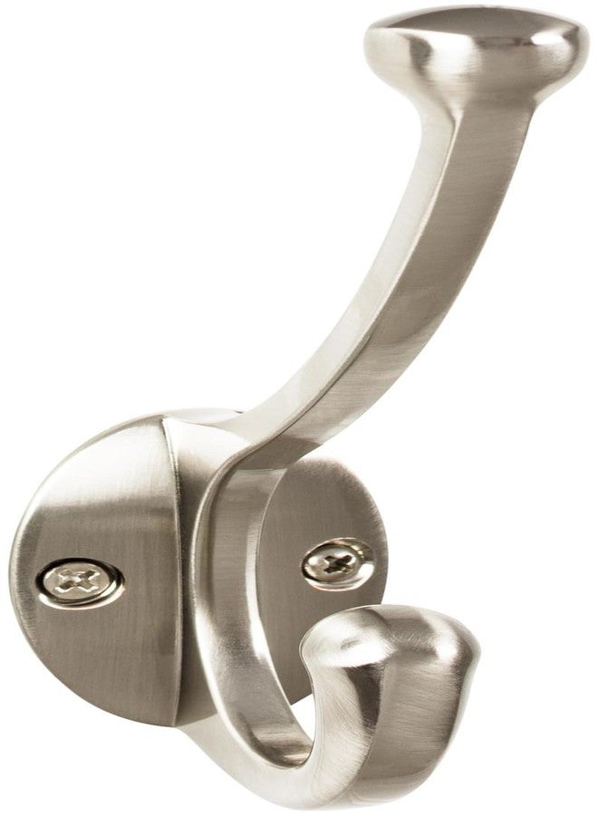 Top Knobs TK1064BSN TK1064 Hooks Double Robe Hook - Image 1