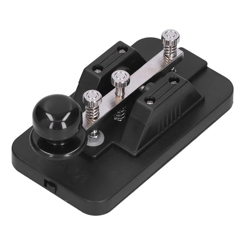 Morse Code Key - Morse Code Practice Tool with Buzzer & Data Cable, Premium ABS & Iron Construction, Portable Design for Beginners - Image 5