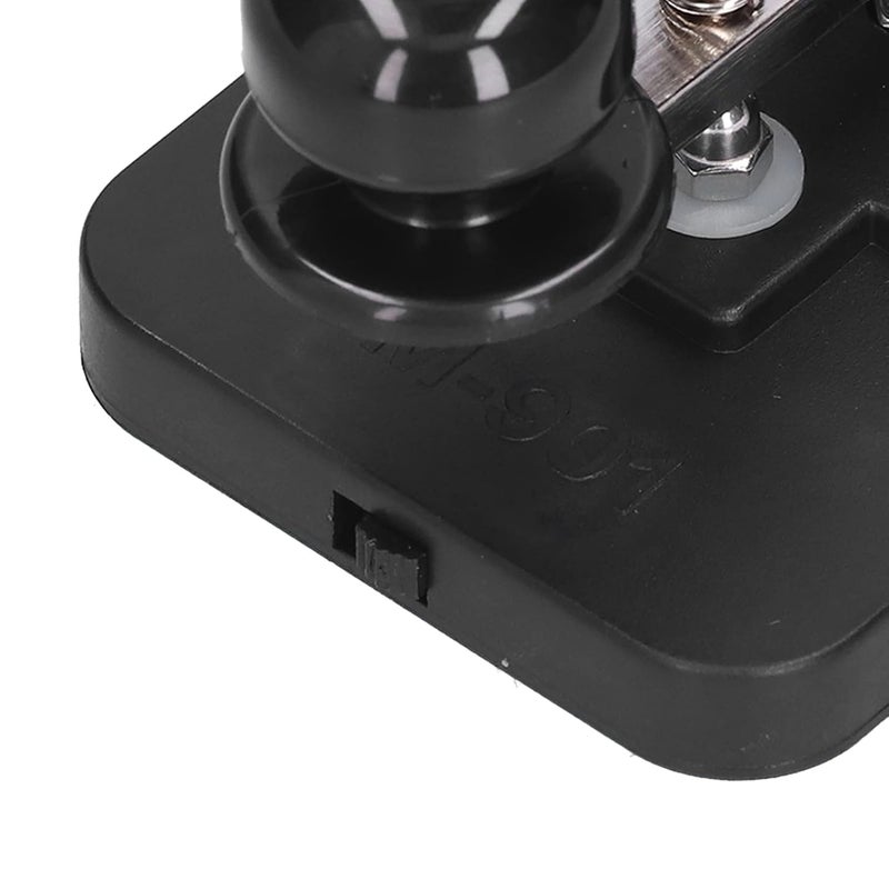 Morse Code Key - Morse Code Practice Tool with Buzzer & Data Cable, Premium ABS & Iron Construction, Portable Design for Beginners - Image 4