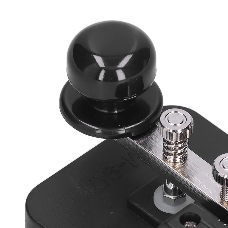 Morse Code Key - Morse Code Practice Tool with Buzzer & Data Cable, Premium ABS & Iron Construction, Portable Design for Beginners - Image 3