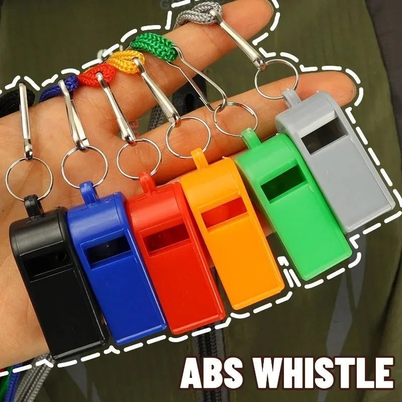 Portable ABS Survival Whistle Loud Emergency Rescue Signal Tool Lightweight Safety Whistle for Outdoor Camping Sport Accessories - Image 5