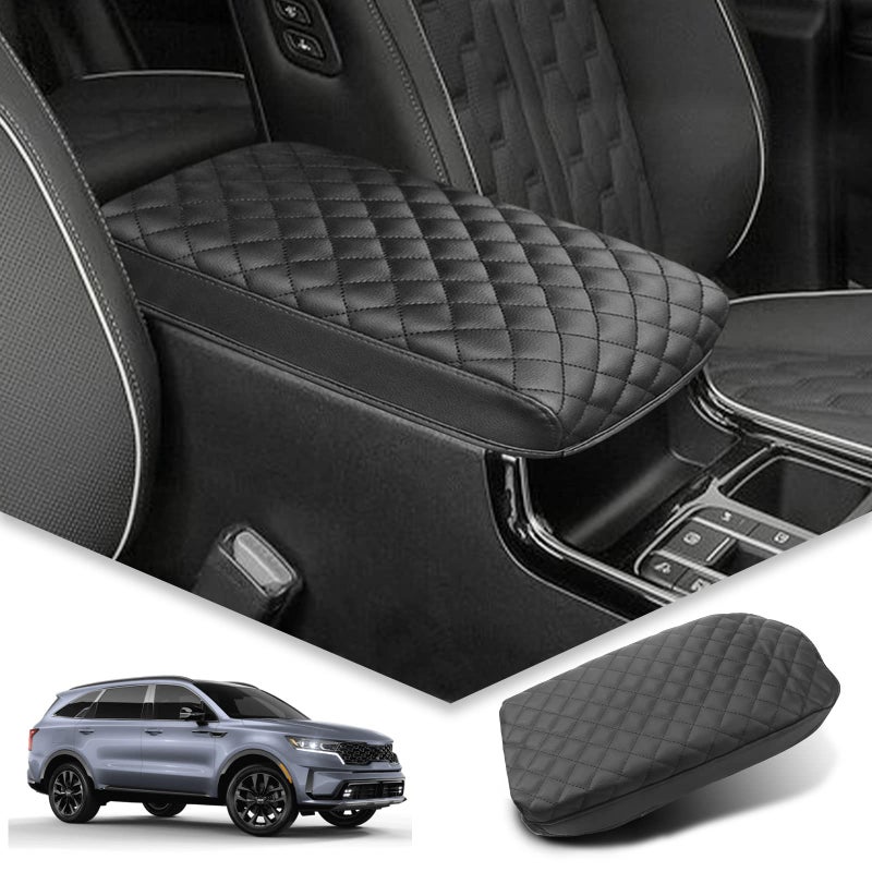 BIBIBO for 2024 2025 Kia Sorento Center Console Armrest CoverArmrest Cushion 20212025 2026 Sorento Console LidCar Arm Rest Pad Seat Box Cover Protector2025 2026 Sorento Accessories Armrest
