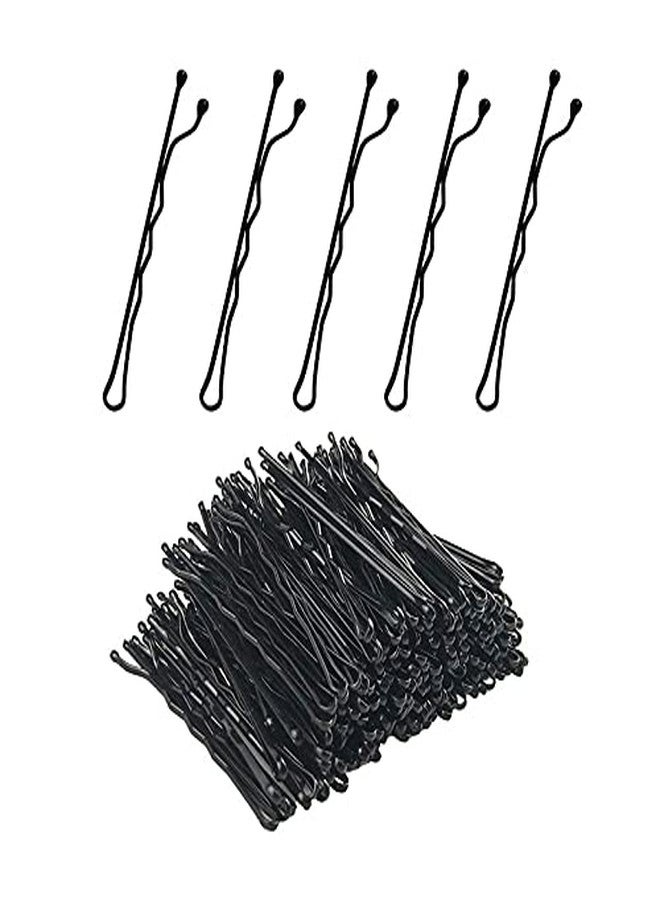 FAMEZA 120 Count Bobby Pins, Premium Hairpins for Buns, Great for All Hair Types, 2 Inches, Black - Image 1