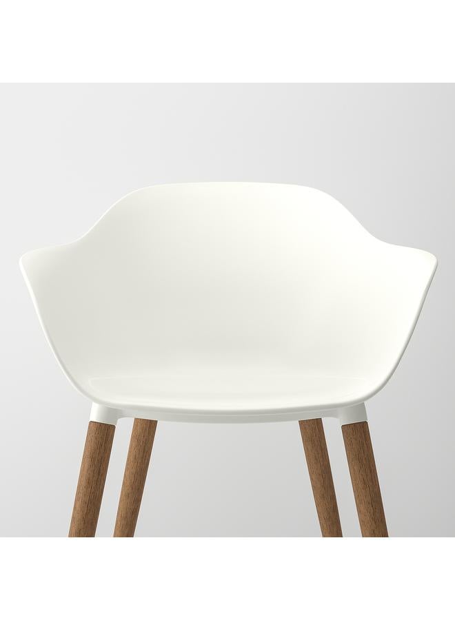 Zaboon Chair With Armrests, In/Outdoor, White - Image 2