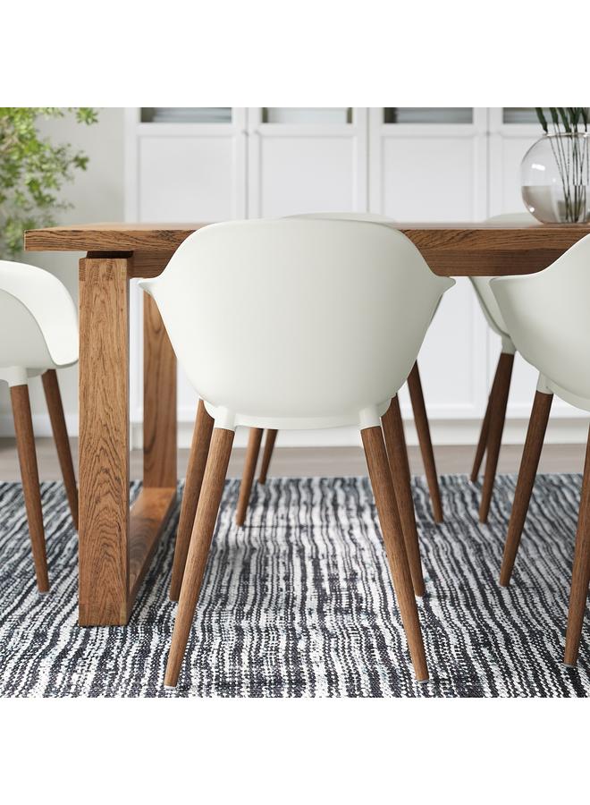 Zaboon Chair With Armrests, In/Outdoor, White - Image 4