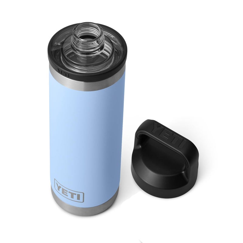 YETI Rambler 18 oz Bottle  Leakproof  Vacuum Insulated  Stainless Steel with Chug Cap  Big Sky Blue - Image 1