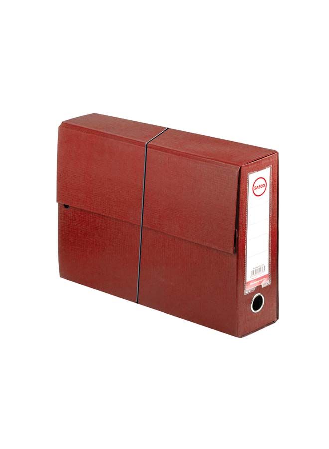 sasco Sasco Archive Box Fluscab Carton Covered with Plastic -  Red