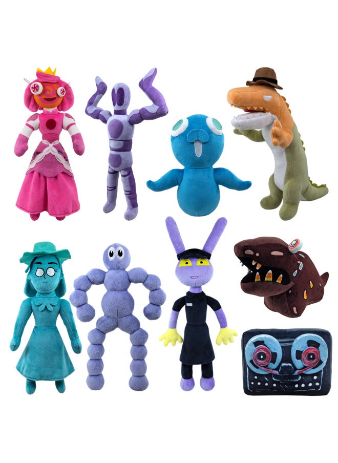 null - Magic Figures Circus 2 Candy Kingdom Animated Clown Plush Mini Cute-Colour:Sitting Two-piece Set-High:Circus - Image 1