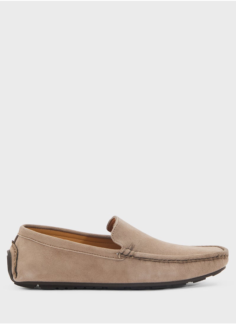 Robert Wood Genuine Suede Leather Loafers  - Image 1