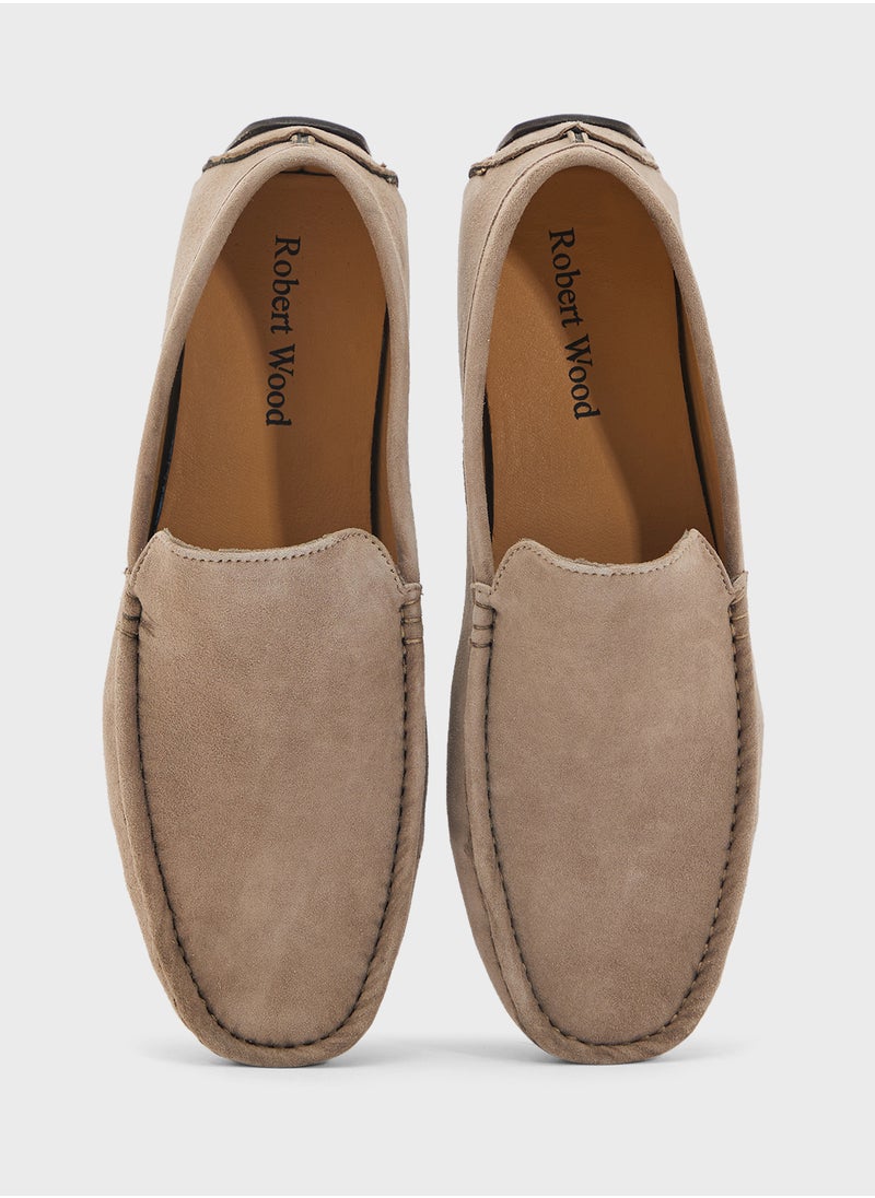 Robert Wood Genuine Suede Leather Loafers  - Image 4