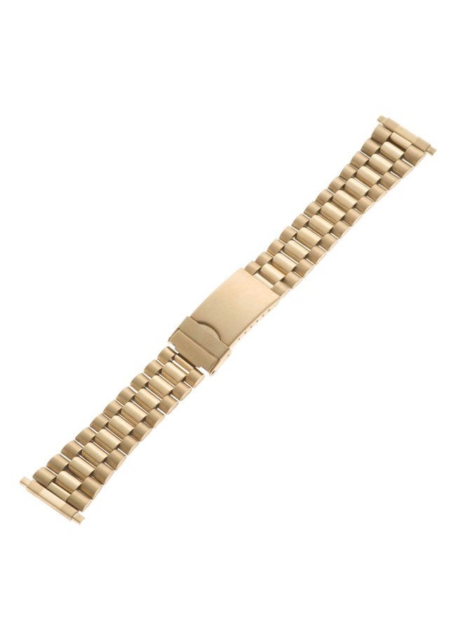 Gilden Unisex President-Style Non-Expansion 18-23mm Stainless Steel Watch Band 1536 - Image 3