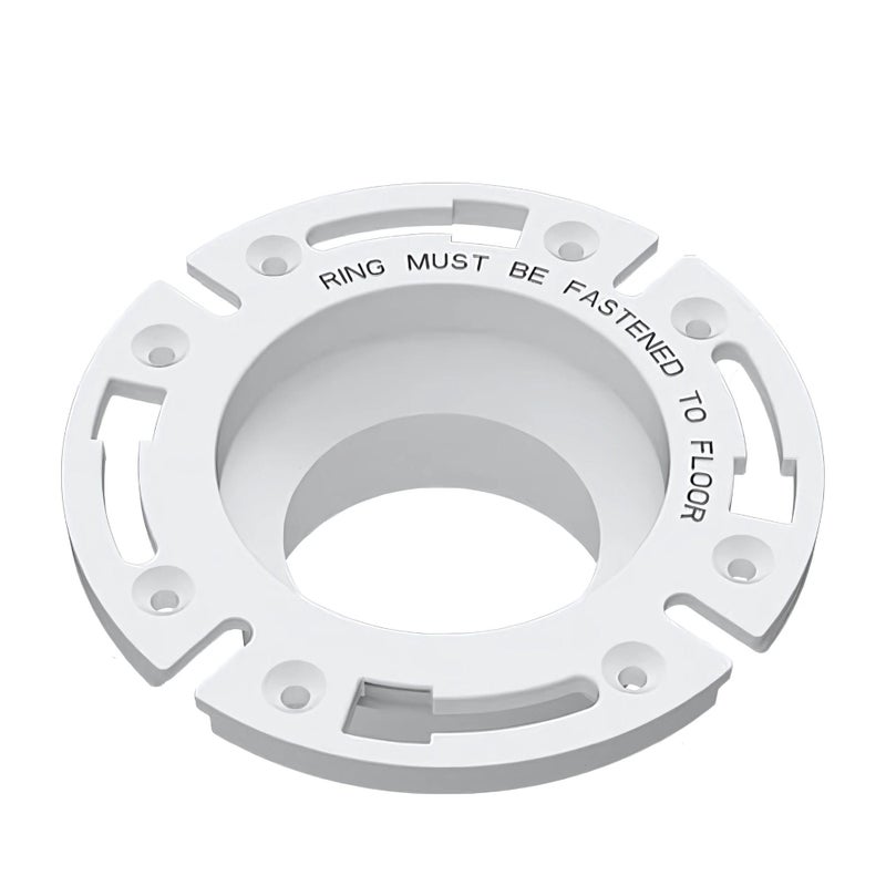 SEAFLO Universal Replacement RV Toilet 3 Floor Flange White - Image 2