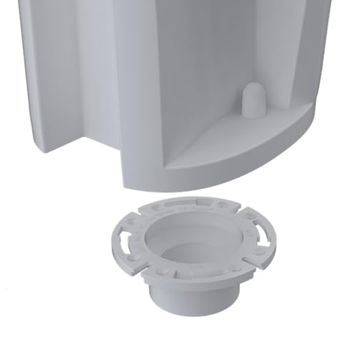 SEAFLO Universal Replacement RV Toilet 3 Floor Flange White - Image 3