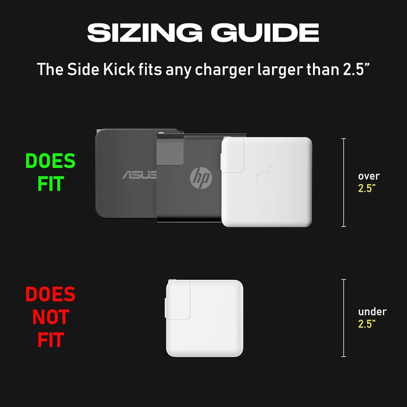 Fuse Reel The Side Kick Collapsible Charger Organizer and Travel Accessory,Usb-c, Compatible with MacBook and PC Charging Cords and Adapter Cable Management White - Image 2
