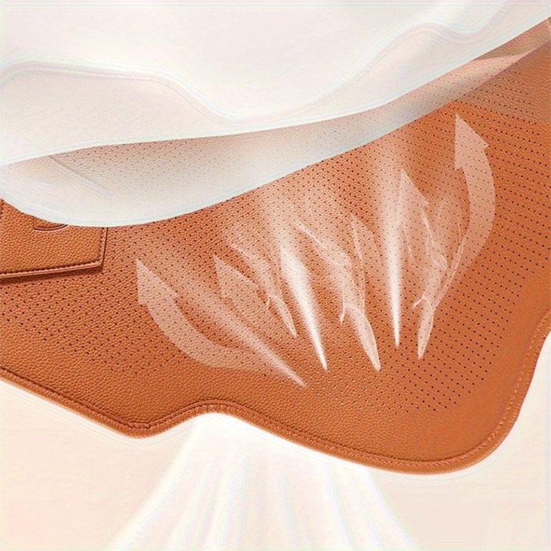 Car Business Style Long Cushion Rear Seat Pad Mysterious Black Easy Clean No Installation Required - Image 4