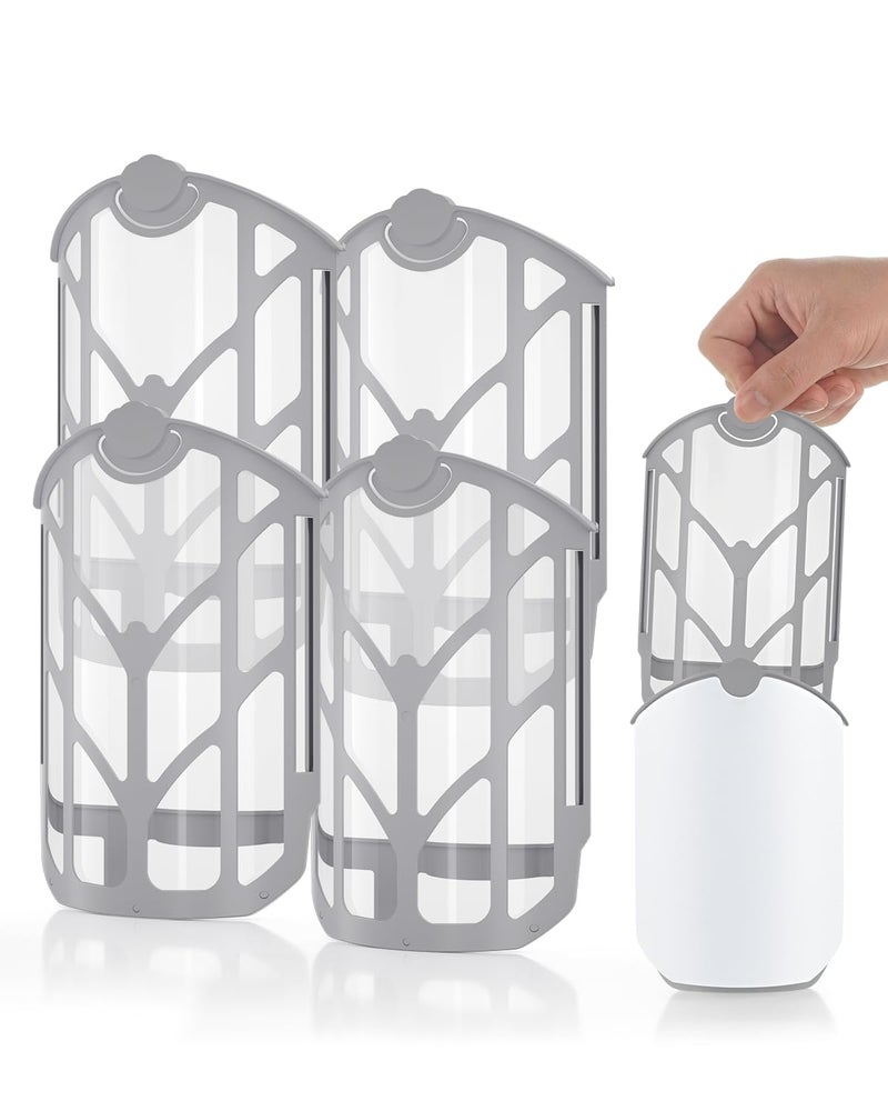 BuggyBands 4 Pack Refill Cartridges Compatible with ZEVOPlug-in Light M364, M364A & Max - Flying Insect Trap Replacement Kit for Indoor Use (4 Refill Cartridge) - Image 1