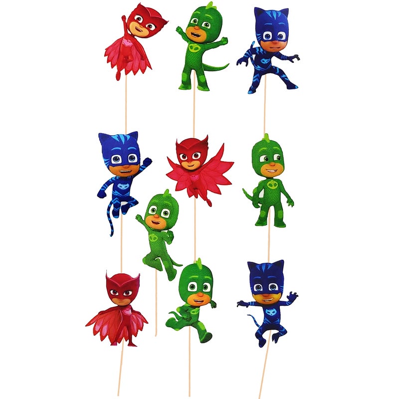 TOYXE PJ Masks Photo Booth Props 10 Pcs - Image 3
