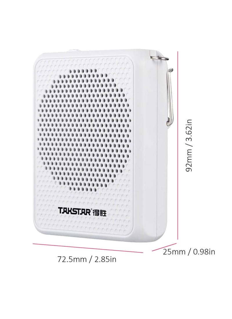 TAKSTAR - E126A Sound Amplifier Portable Rechargeable Mini Voice Amplifier with Wired Headmount Microphone & Waistband for for Teaching Singing Training Presentation - Image 1