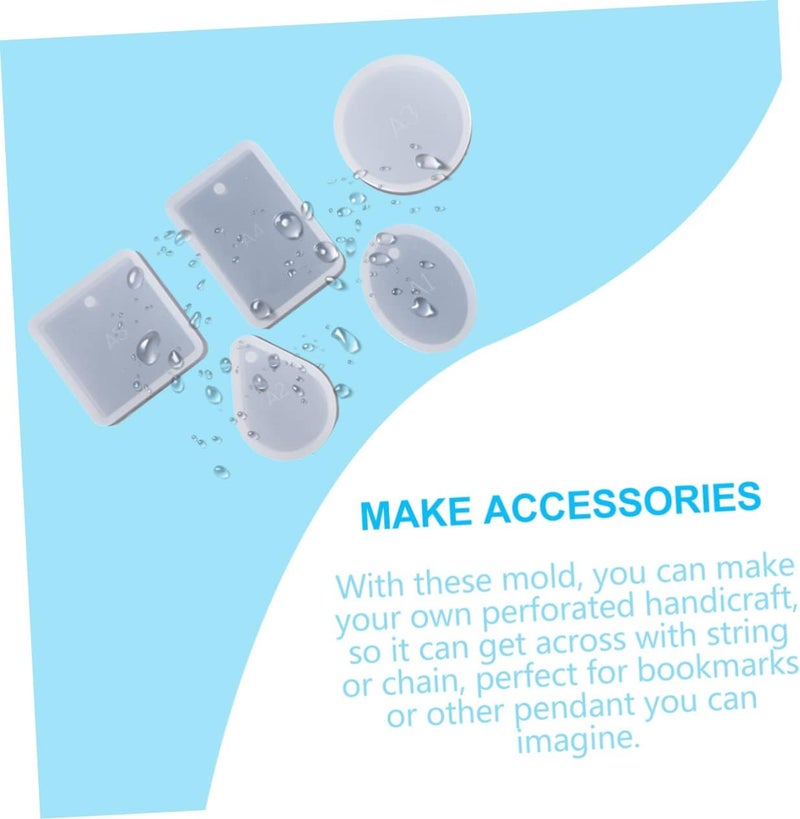 3sets Molds for Jewelry Making Including Pendant and Earring Molds for DIY Crafting and Creative Projects Lightweight and Easy to Use - Image 3