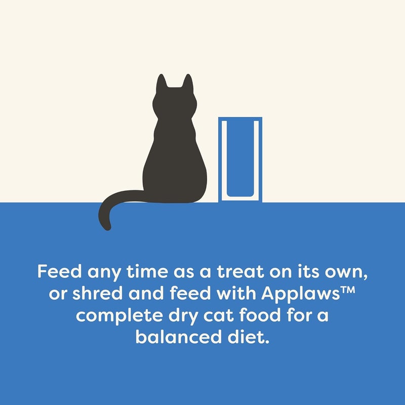 Applaws Natural Cat Treats, Grain-Free, High-Protein Whole Tuna Loins, Single-Ingredient Healthy Snack for Cats (12 x 1.06 oz Loins) - Image 4