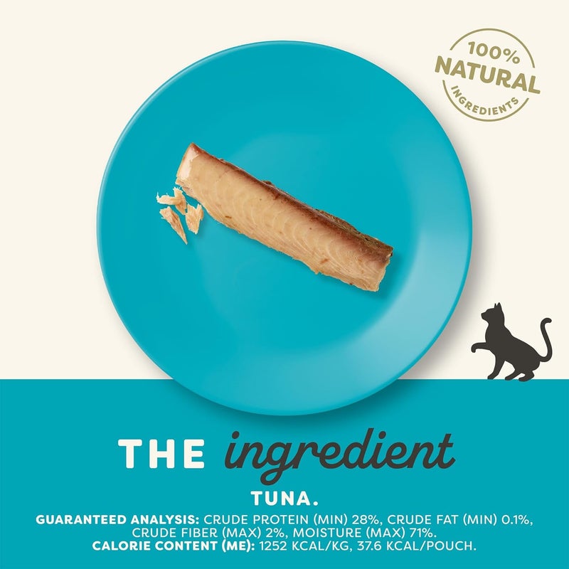 Applaws Natural Cat Treats, Grain-Free, High-Protein Whole Tuna Loins, Single-Ingredient Healthy Snack for Cats (12 x 1.06 oz Loins) - Image 2