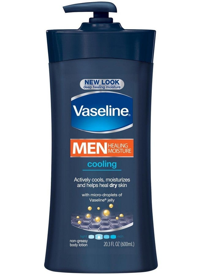 Vaseline Men's Cooling Hydration Body Lotion, 24.5-ounce Bottle