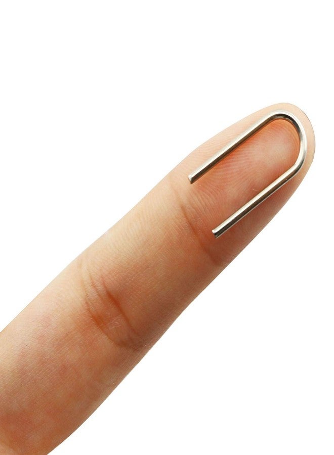 Tegg Jump Ring 50PCS Fusible High Temperature Nichrome Wire Jump Rings Ornament Hanger U Hooks for DIY Pendant Ceramic Ornaments Jewelry Making - Image 4