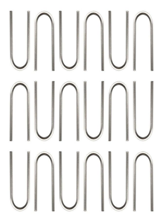 Tegg Jump Ring 50PCS Fusible High Temperature Nichrome Wire Jump Rings Ornament Hanger U Hooks for DIY Pendant Ceramic Ornaments Jewelry Making - Image 1