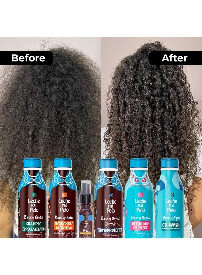 Leche Pal Pelo Rizos Afro Nourishing Hair Mask- deep conditioning treatment for dry damaged & curly hair with Aloe Vera, coconut, olive and avocado Oils. Mascarilla Nutritiva. 14.9 oz - Image 3