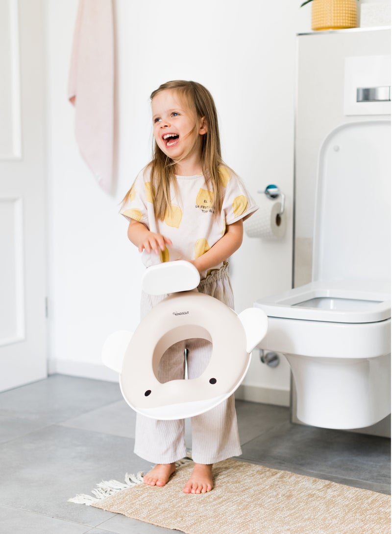 كيندسغوت Whale Toilet Trainer Seat – Sand - Image 2