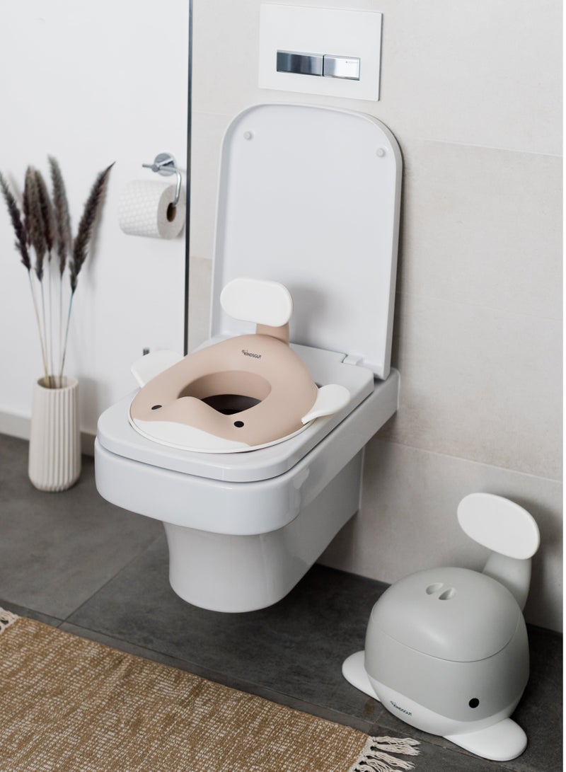 كيندسغوت Whale Toilet Trainer Seat – Sand - Image 5