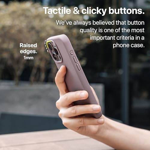 TineeOwl for iPhone 16 Pro Max Magnetic Case, Camera Control Button, Compatible with MagSafe, TPU, Minimalist, Slim/Thin, Grippy - Dune Series (Dusty Lilac, iPhone 16 Pro Max) - Image 4