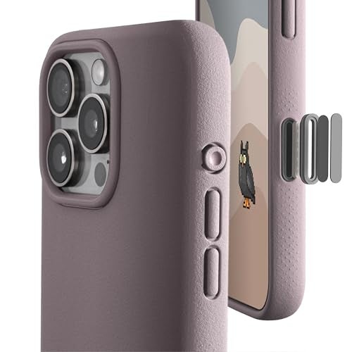 TineeOwl for iPhone 16 Pro Max Magnetic Case, Camera Control Button, Compatible with MagSafe, TPU, Minimalist, Slim/Thin, Grippy - Dune Series (Dusty Lilac, iPhone 16 Pro Max) - Image 1